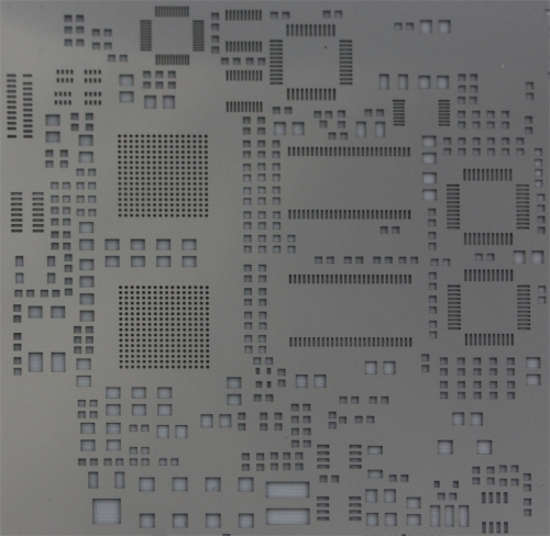 Paste printing for surface mount components